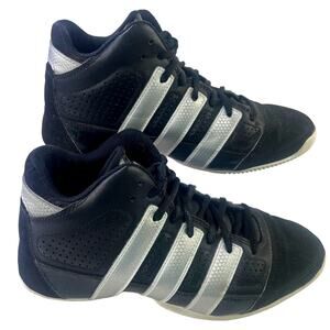 Adidas Mens Commander Lite TD Basketball Athletic Sneaker Shoe Size 6 Blk Silver